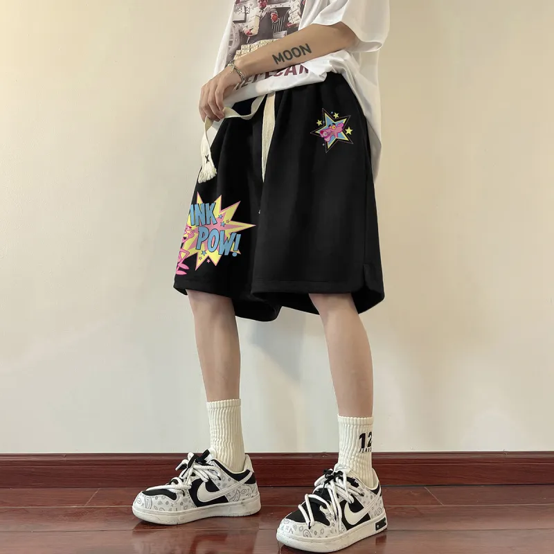 PINK PANTHER Casual Shorts Unisex-6