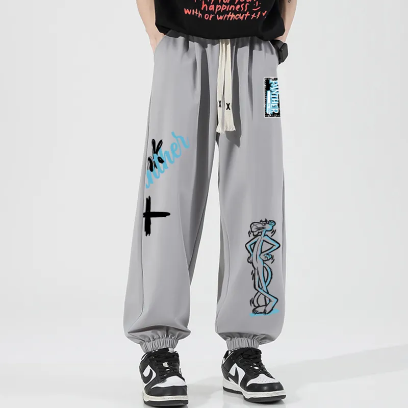 PINK PANTHER Casual Pants Unisex-11