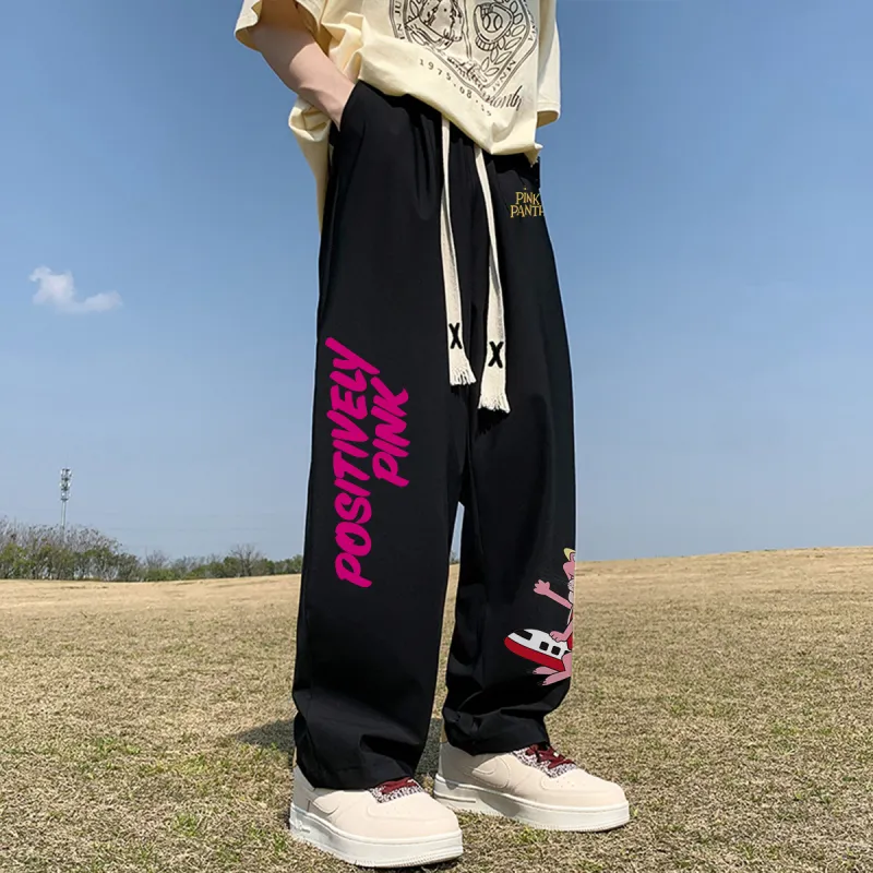 PINK PANTHER Casual Pants Unisex-4
