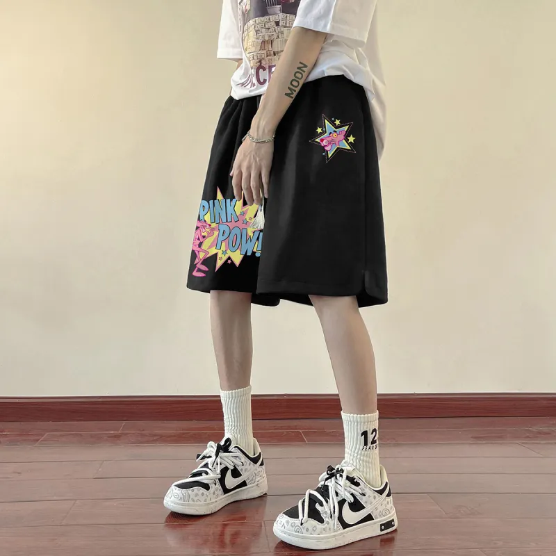 PINK PANTHER Casual Shorts Unisex-7