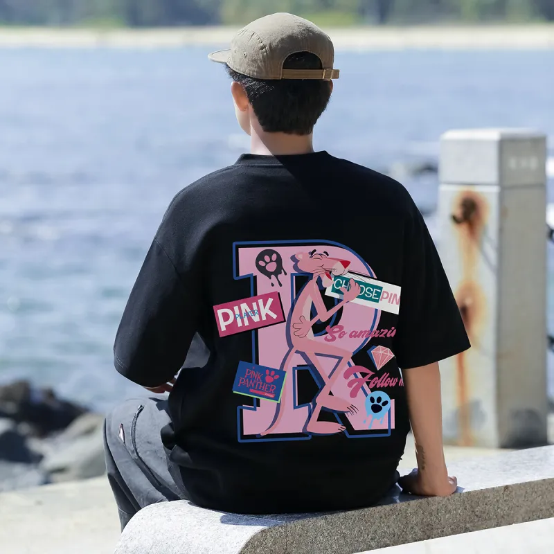 PINK PANTHER T-Shirt Unisex Summer-4