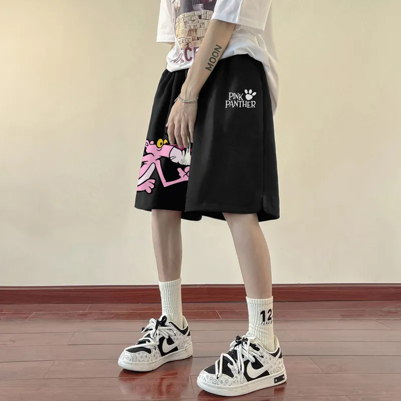 PINK PANTHER Casual Shorts Unisex-7