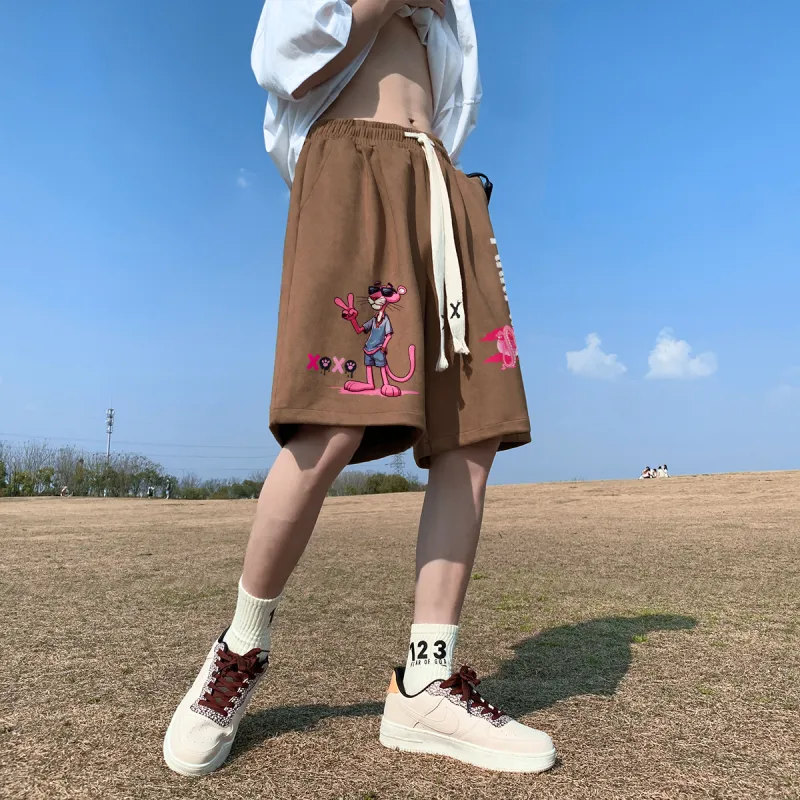 PINK PANTHER Casual Shorts Unisex-11