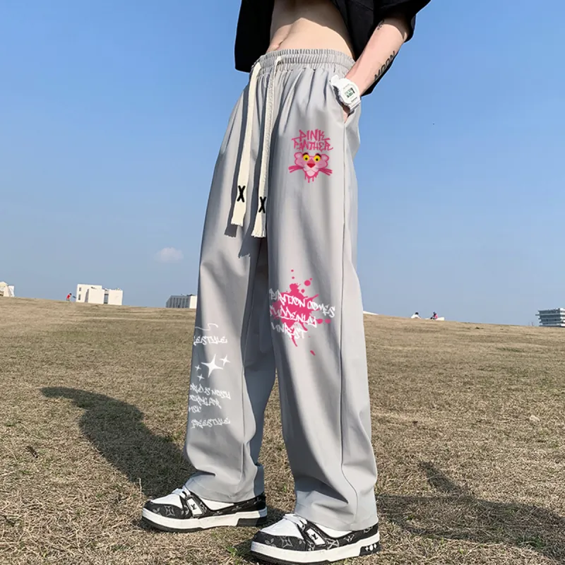 PINK PANTHER Casual Pants Unisex-7