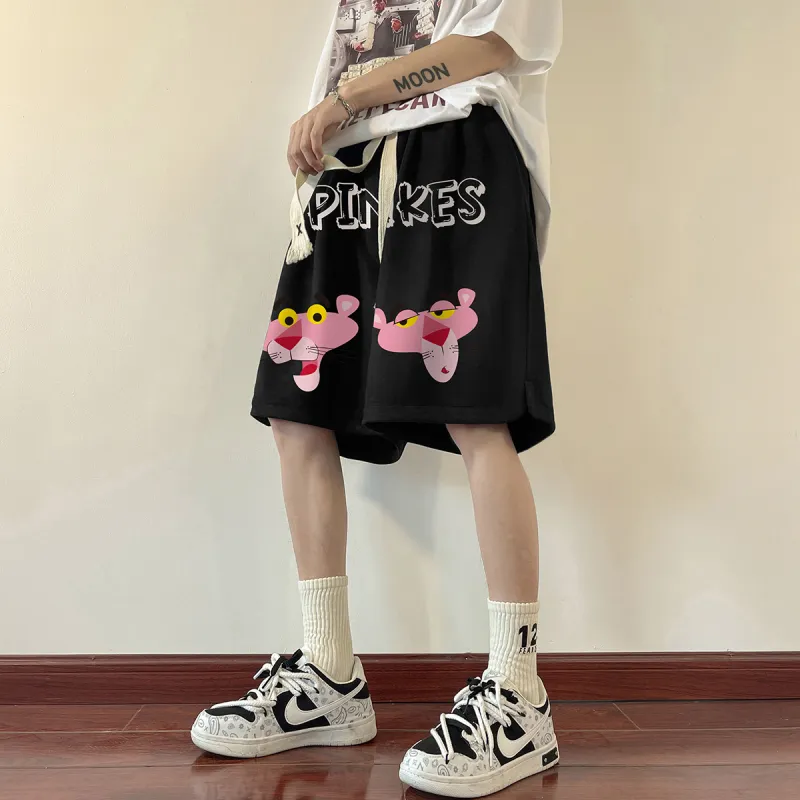 PINK PANTHER Casual Shorts Unisex-6
