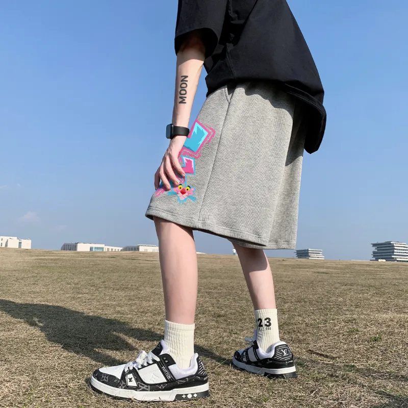 PINK PANTHER Casual Shorts Unisex-8