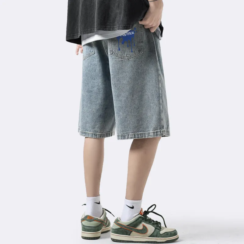 PINK PANTHER Denim Shorts Unisex-6