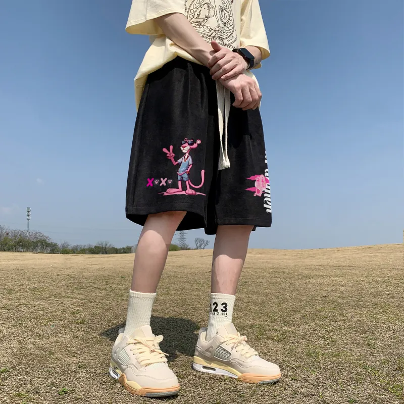 PINK PANTHER Casual Shorts Unisex-7