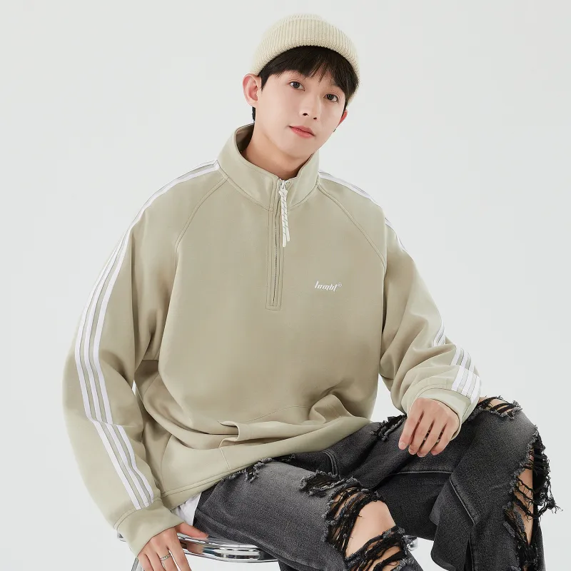LOMBT Sweatshirt With Fall Zip Closure Unisex-2