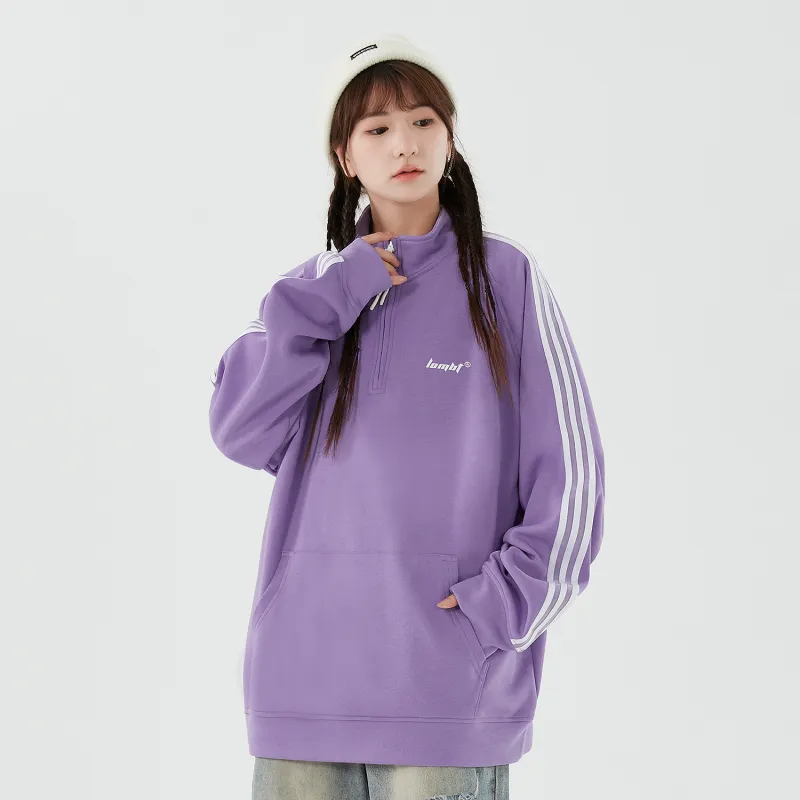 LOMBT Sweatshirt With Fall Zip Closure Unisex-14