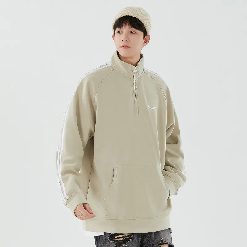 LOMBT Sweatshirt With Fall Zip Closure Unisex-3