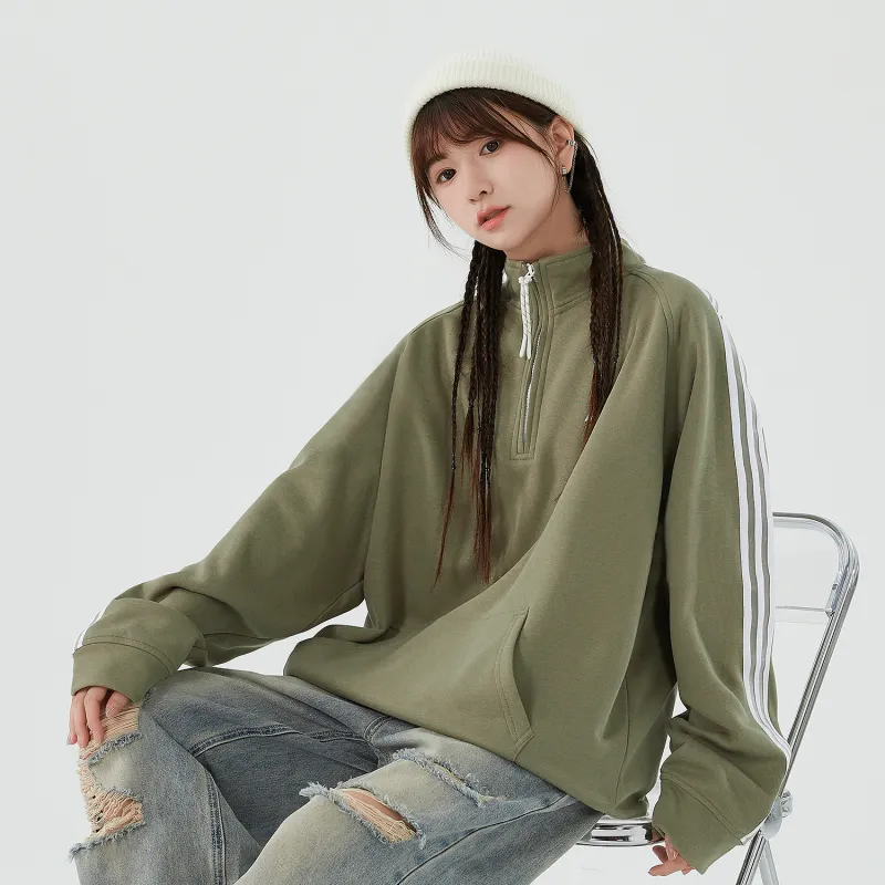 LOMBT Sweatshirt With Fall Zip Closure Unisex-18