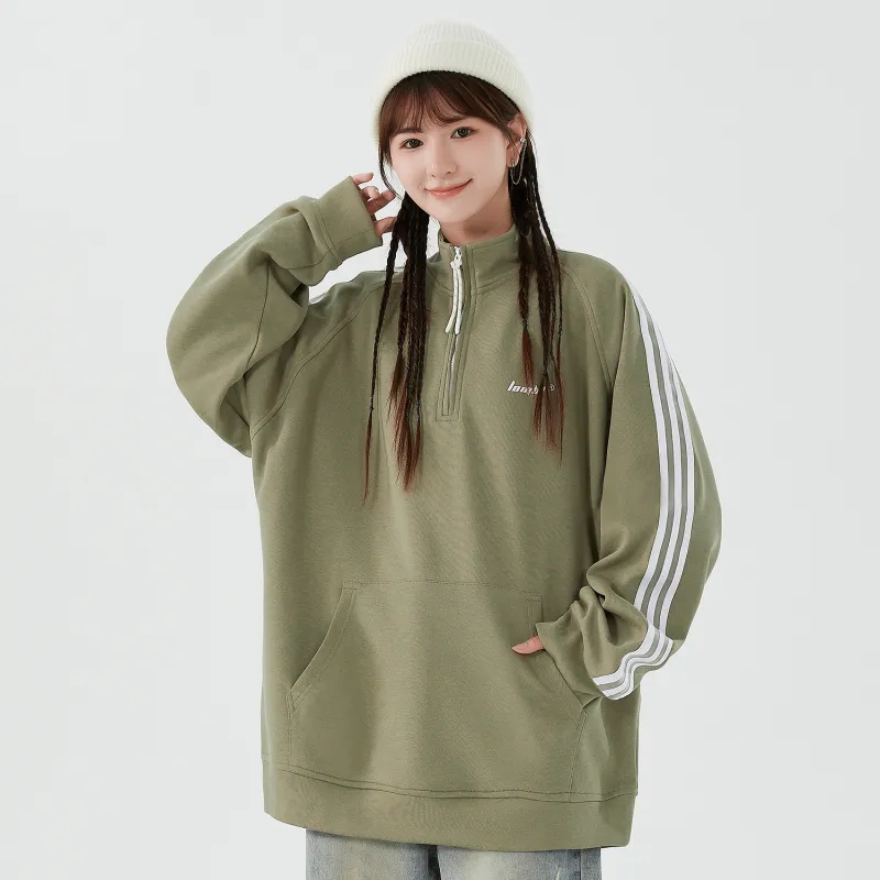 LOMBT Sweatshirt With Fall Zip Closure Unisex-19