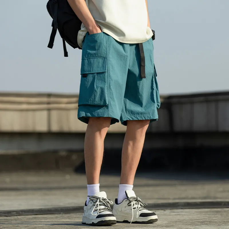 PUCCA Casual Shorts Unisex Apricot-33