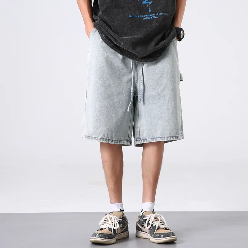 PUCCA Denim Shorts Unisex Dark Blue-7