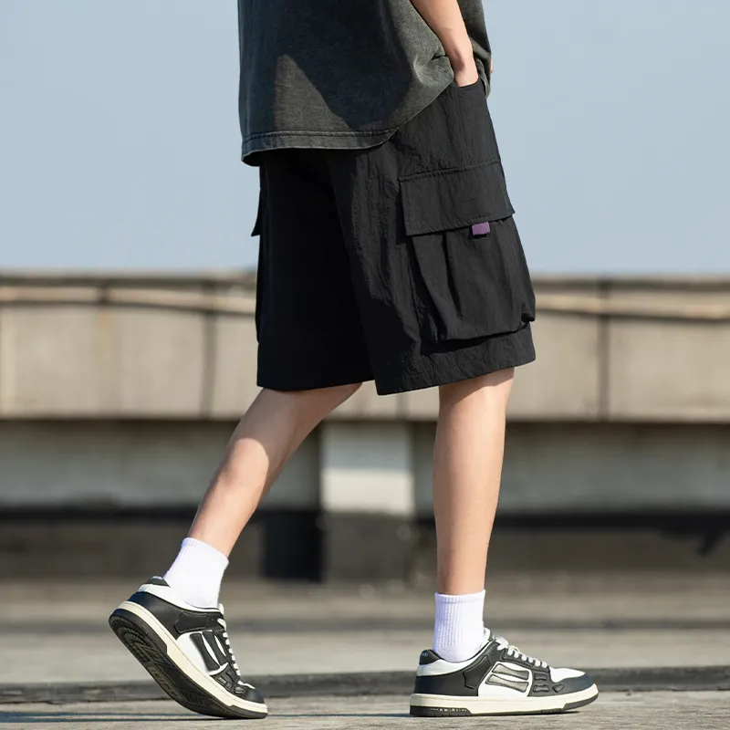 PUCCA Casual Shorts Unisex Apricot-4