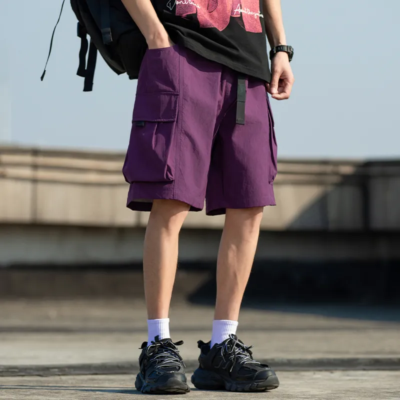PUCCA Casual Shorts Unisex Apricot-28