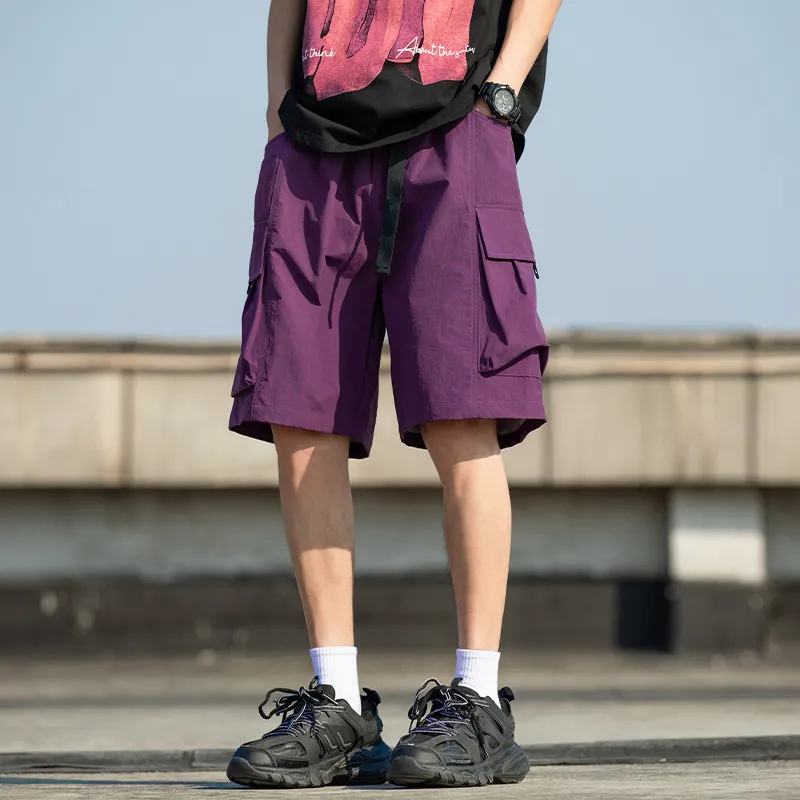 PUCCA Casual Shorts Unisex Apricot-27