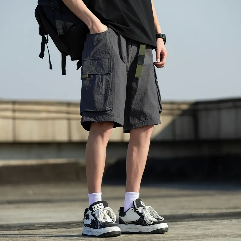 PUCCA Casual Shorts Unisex Apricot-19