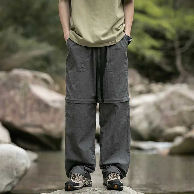 PUCCA Casual Pants Unisex Medium Gray-18