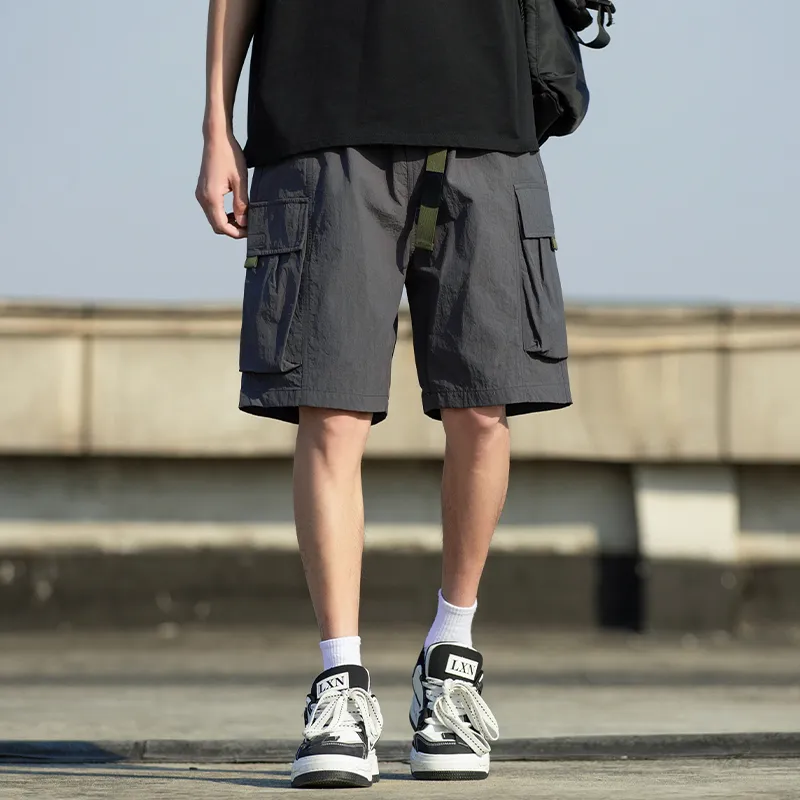 PUCCA Casual Shorts Unisex Apricot-18