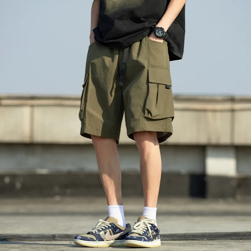 PUCCA Casual Shorts Unisex Apricot-12