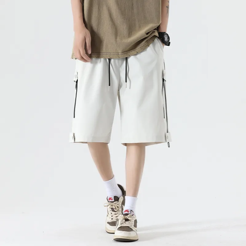 PUCCA Casual Shorts Unisex Ecru-5