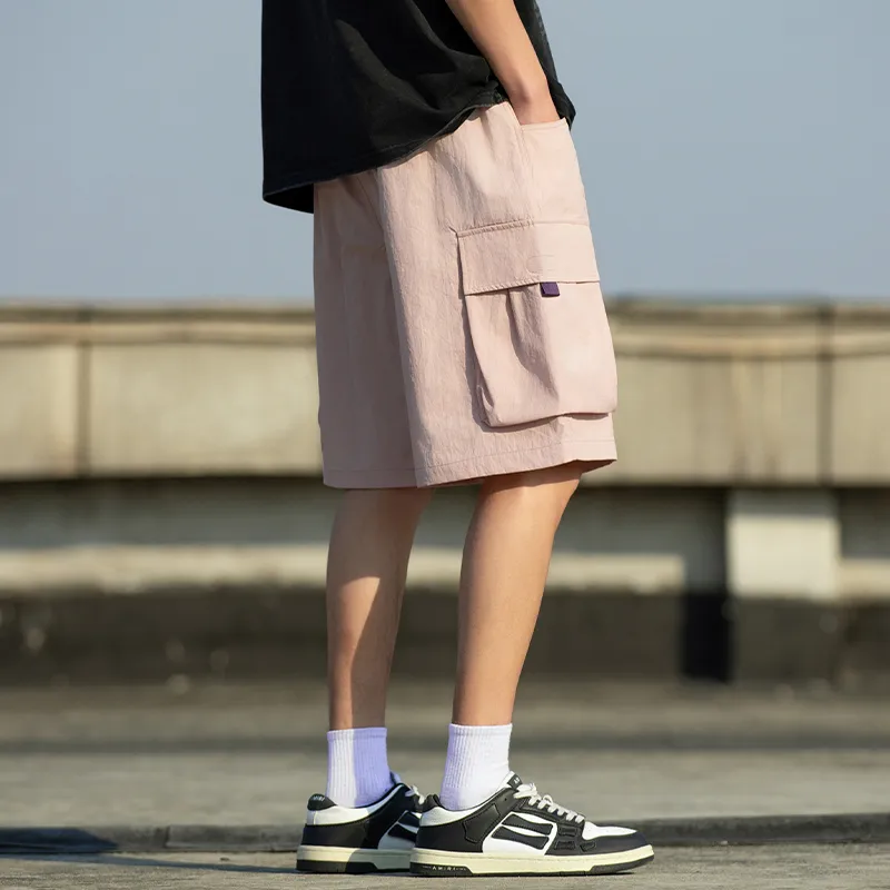 PUCCA Casual Shorts Unisex Apricot-24