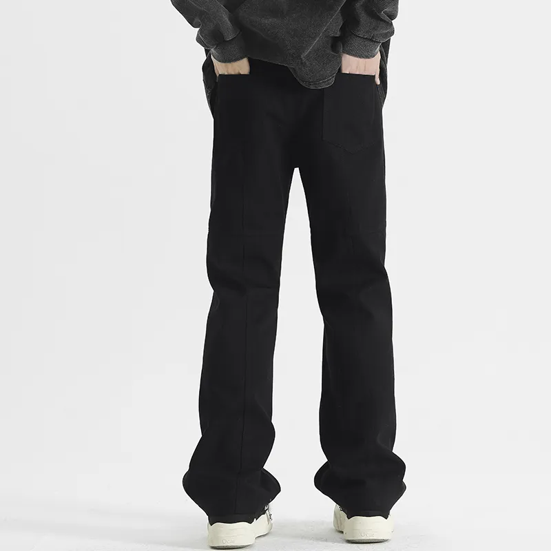 PAINT STAIN Casual Pants Unisex White-4