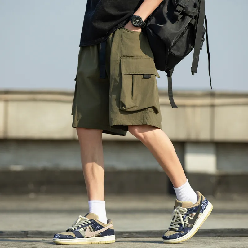 PUCCA Casual Shorts Unisex Apricot-14