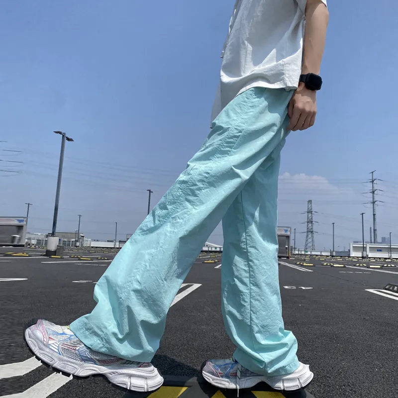 TESTUNG Casual Pants Unisex Black-35