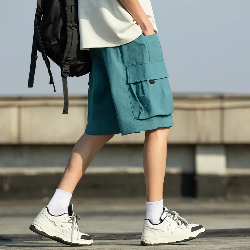 PUCCA Casual Shorts Unisex Apricot-34