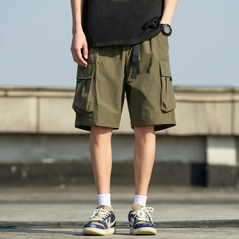PUCCA Casual Shorts Unisex Apricot-13