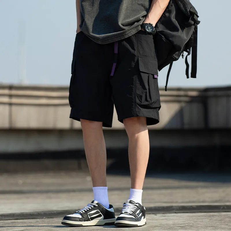 PUCCA Casual Shorts Unisex Apricot-3