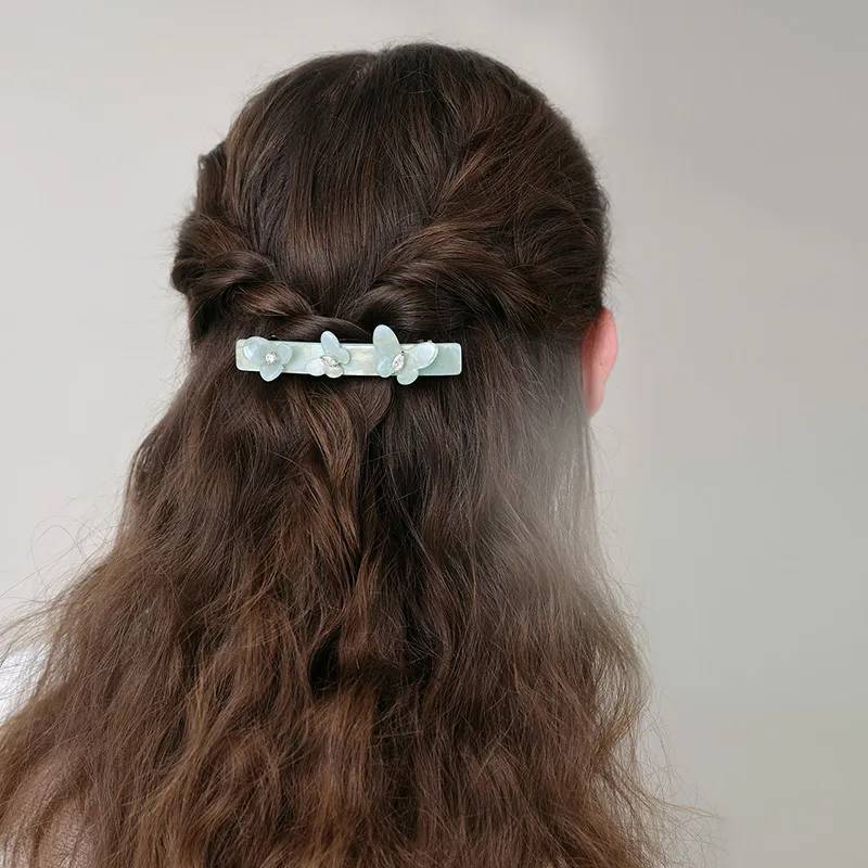 She's Lightweight Acetate Plate Hair Clips Women's-2