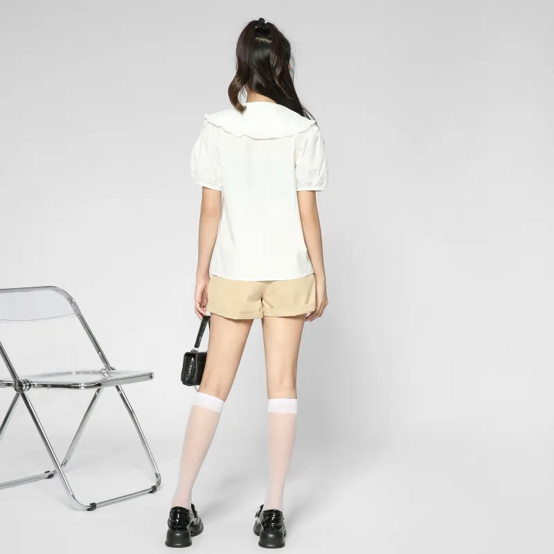 Adeworn Shirts Women's White-4