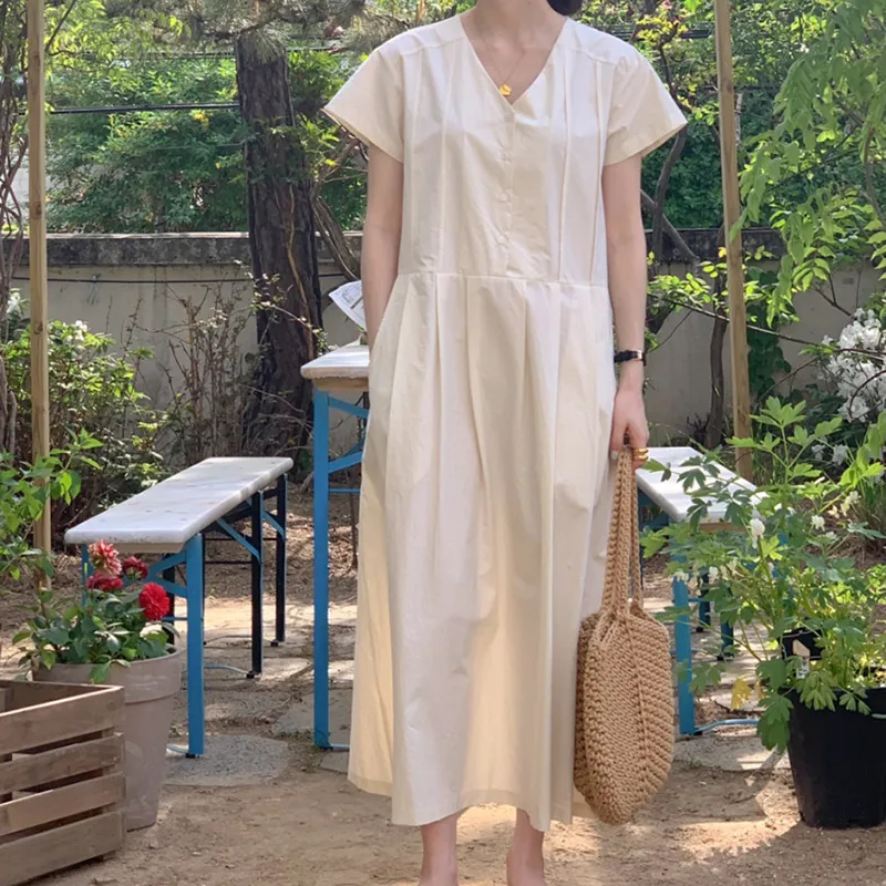 Adeworn Short Sleeved Dresses Women's-2