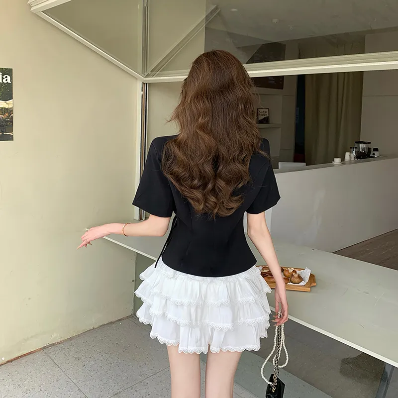 Adeworn Two Piece Skirt Sets Women's-5