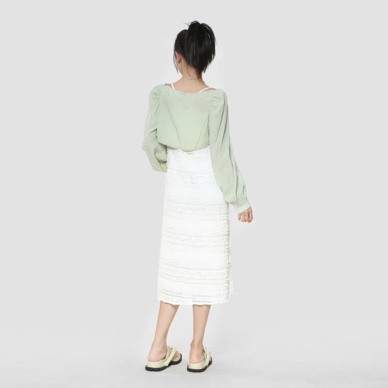 Adeworn Two Piece Skirt Sets Women's-3