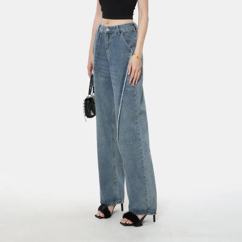 Adeworn Jeans Women's Blue-3