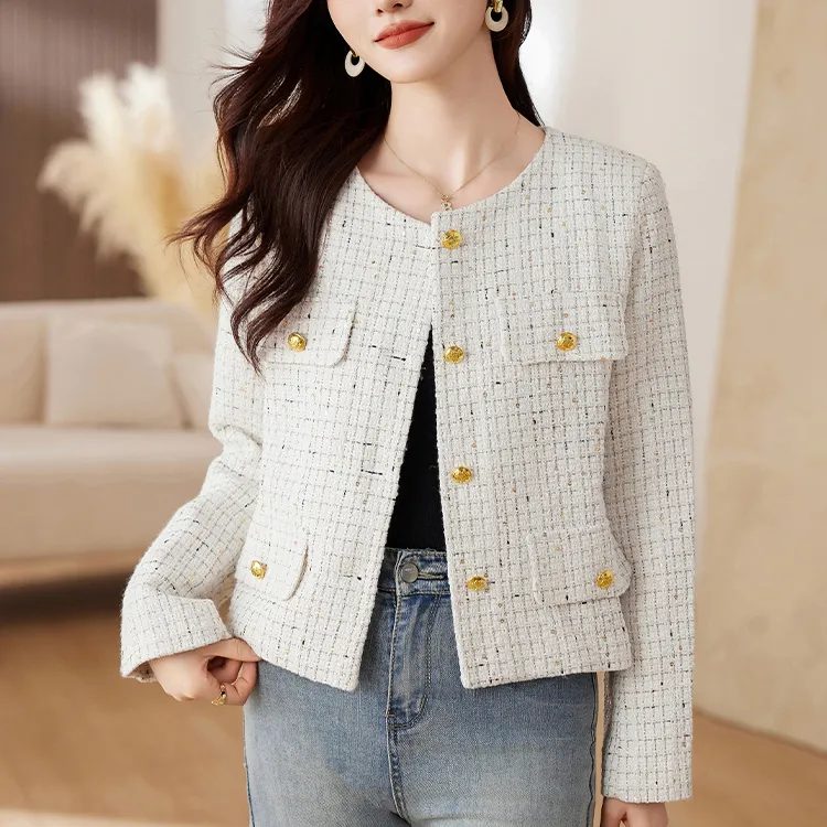 Adeworn Jackets Women's Apricot-3