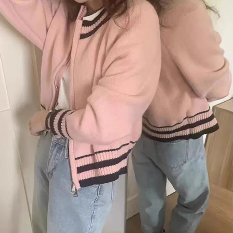 Adeworn Knitwear Women's Pink-5