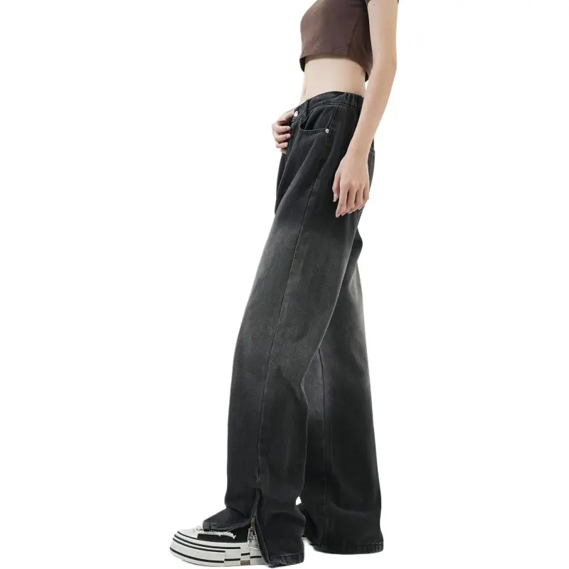 GROGNAK Jeans Unisex Black Gray Color-8