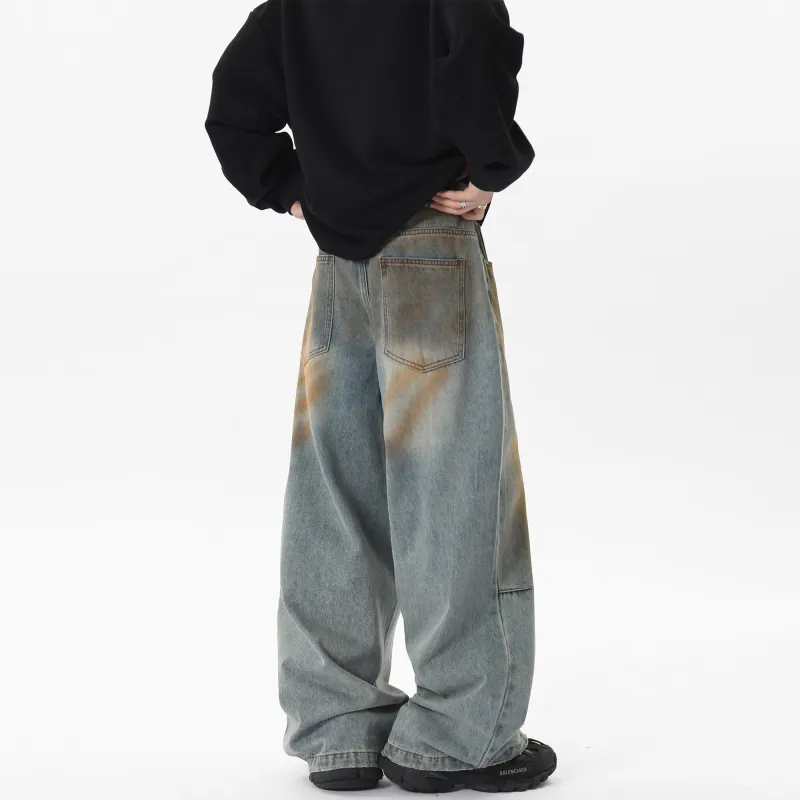 GROGNAK Jeans Unisex Vintage Blue-1