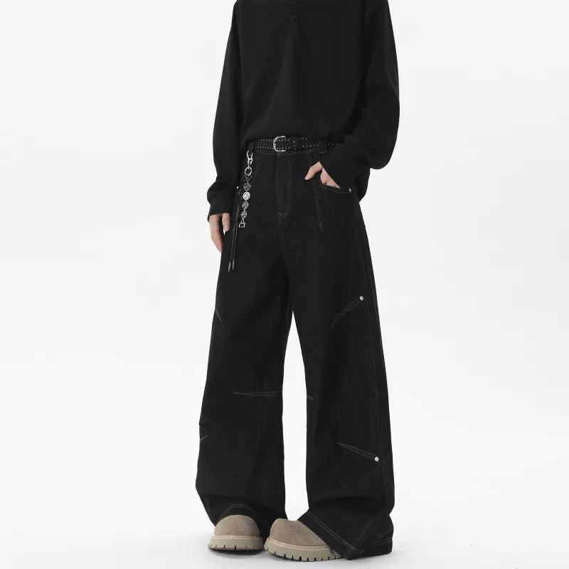 GROGNAK Jeans Unisex Black-3