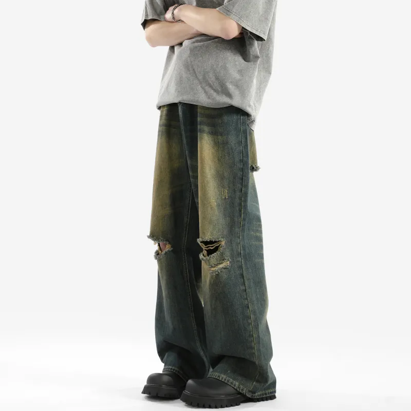 GROGNAK Jeans Unisex Vintage Blue-5