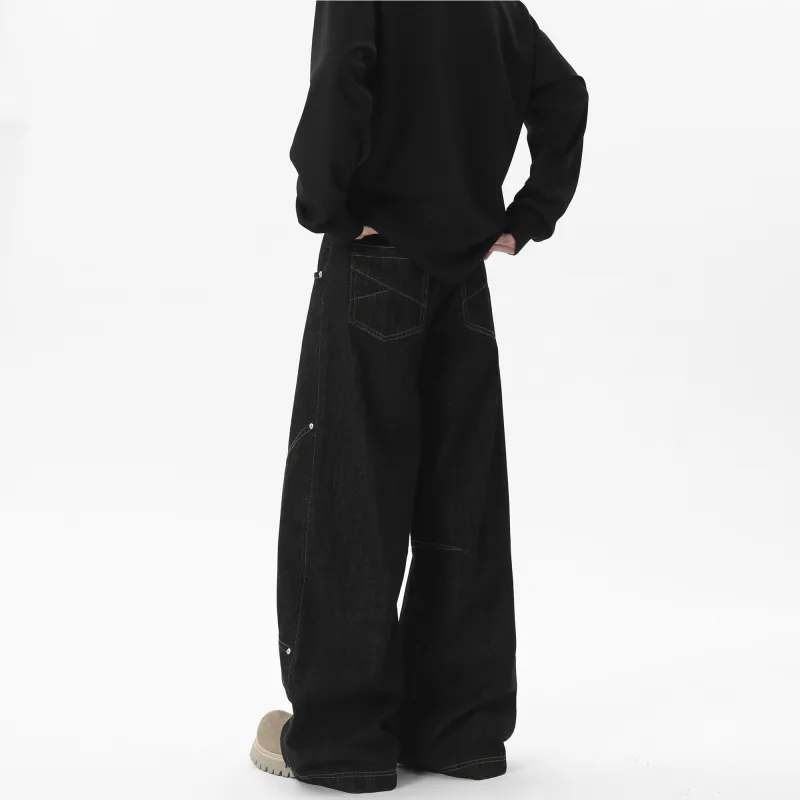 GROGNAK Jeans Unisex Black-4