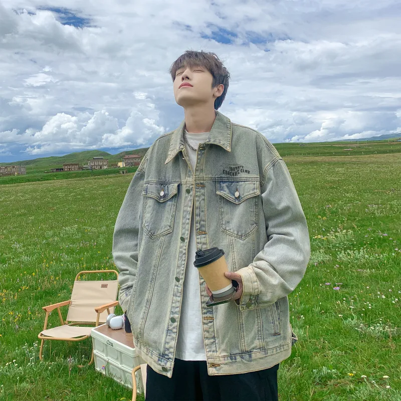 GROGNAK Denim Jackets Unisex-8
