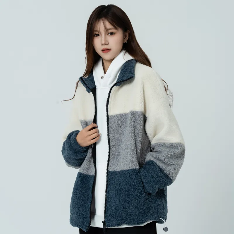 GROGNAK Panelled And Zippered Design Unisex Jacket-14