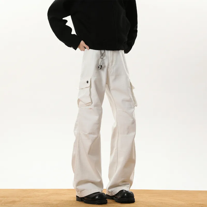 GROGNAK Jeans Unisex White-2